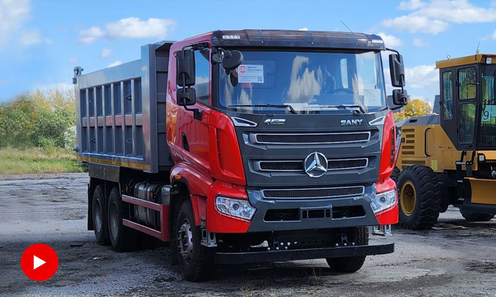 Видеообзор. Шоссейный самосвал SANY SYZ320C-8S