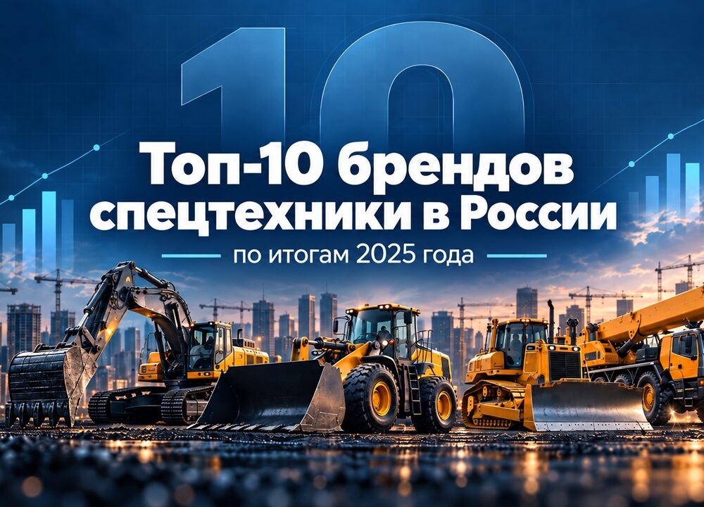🔥Топ-10 брендов спецтехники на рынке России. Исследование🔥